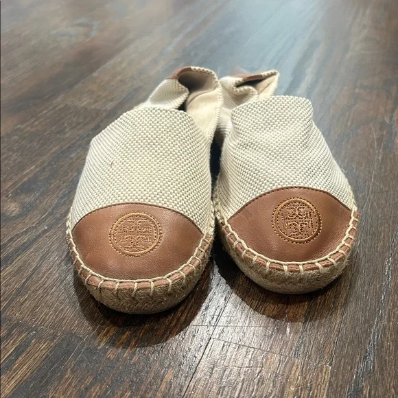 Tory Burch Tan and Cream Espadrilles - Picture 2 of 4